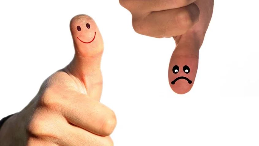 palce nahoru a dolů